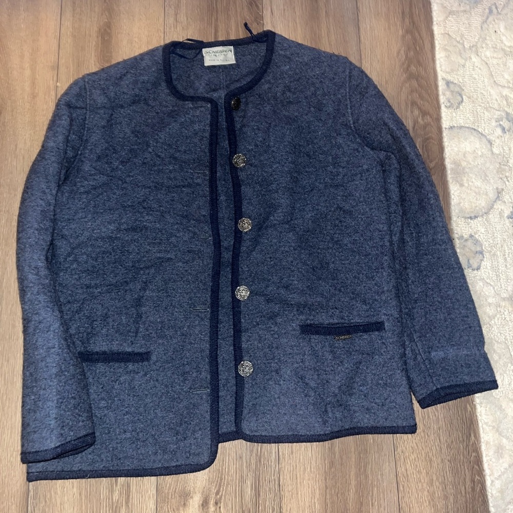EUC Scheiber Exclusive Wool Cardigan cardigan/Jacket